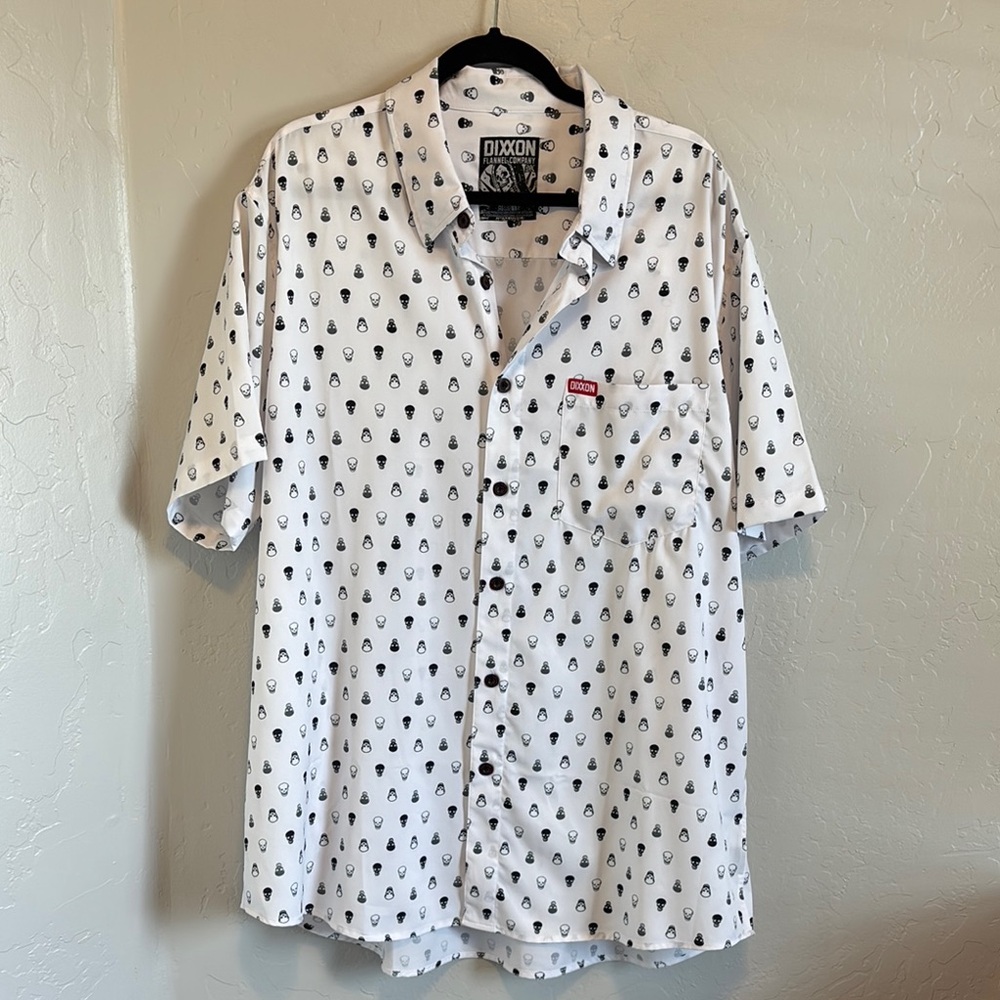 Dixxon Flannel Company Men's Shirt Skull Print